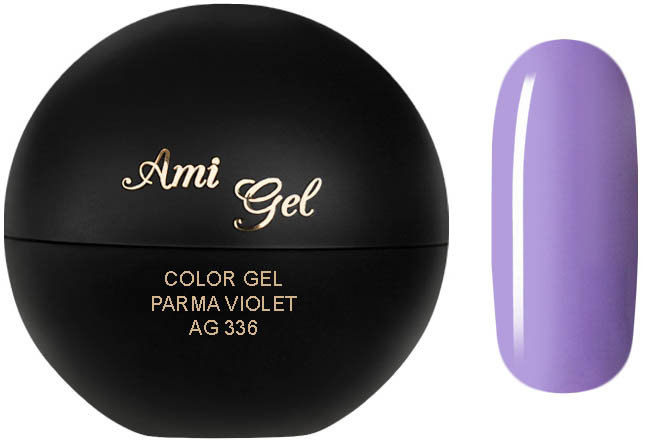 Gel Colorat Pentru Acoperire Si Pictura - Soak Off Color Gel Parma Violet 5gr - AMI GEL