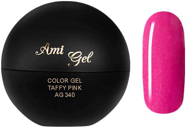 Gel Colorat Pentru Acoperire Si Pictura - Soak Off Color Gel Taffy Pink 5gr - AMI GEL