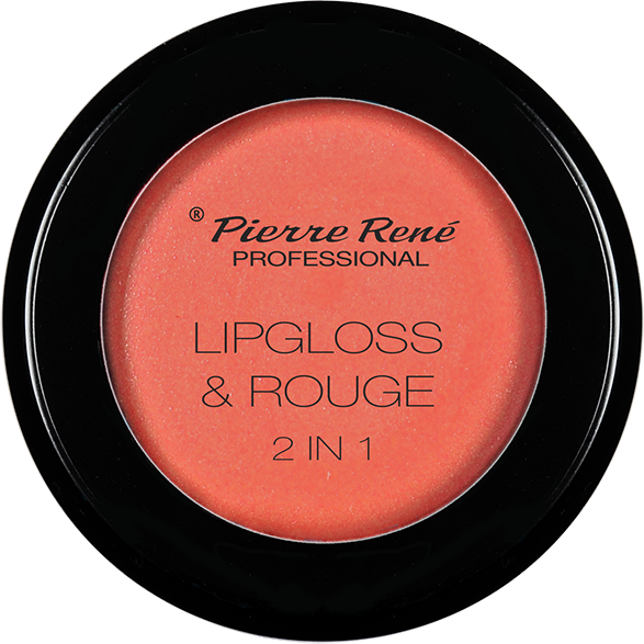 Gloss & Blush - Lipgloss & Rouge 2 In 1 Delicate Raspberry Nr.01 - PIERRE RENE