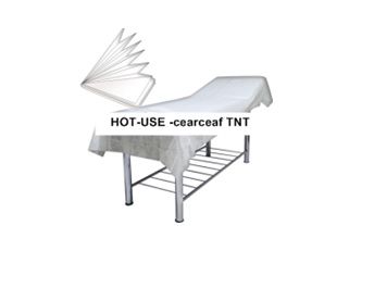 Set Cearceaf TNT De Unica Folosinta 5 Buc - AIR CLEAN