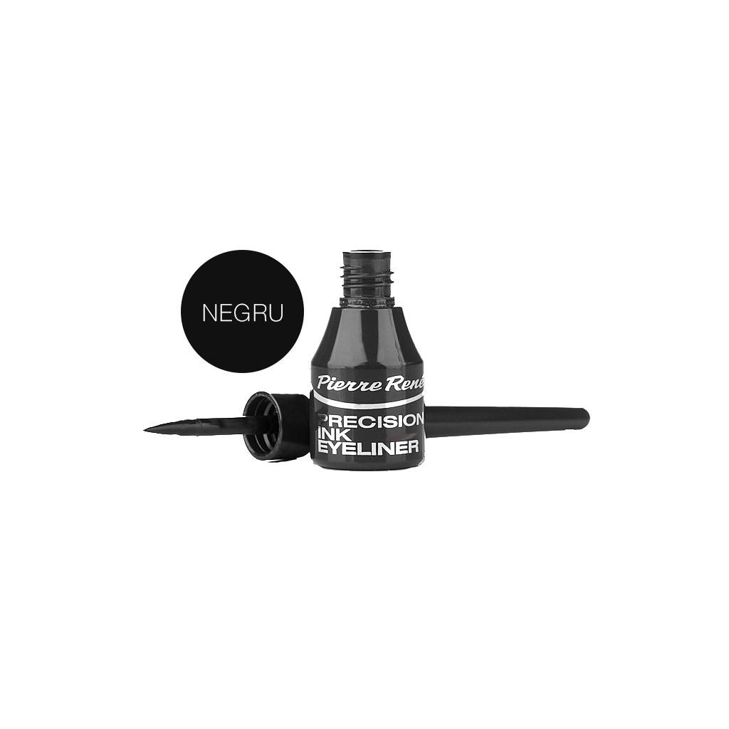 Tus De Ochi Calimara Negru - Precision Ink Eyeliner Black - PIERRE RENE