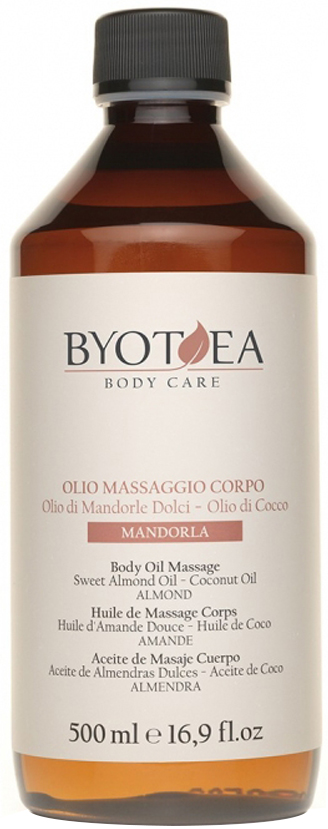 Ulei De Masaj Pentru Corp Cu Ulei De Migdale Dulci Si Ulei De Floarea Soarelui - Almond - Body Oil Massage - Sweet Almond Oil And Sunflower Oil 500ml - BYOTEA