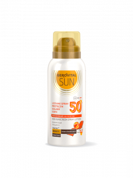Produse cu SPF pentru copii -     Gerovital Sun, Lotiune spray protectie solara copii spf50 100ml , sinapis.ro
