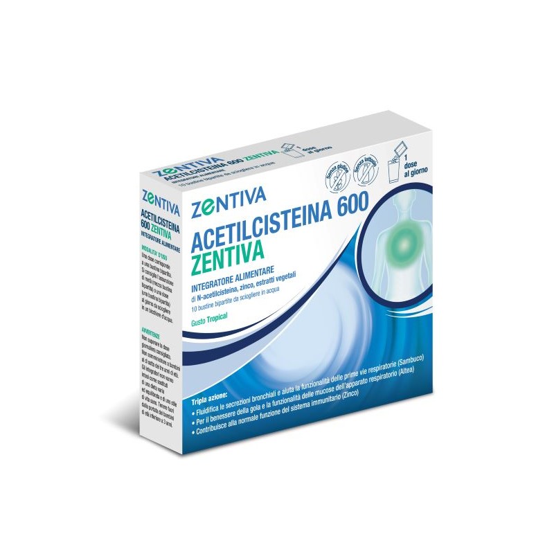 Dureri de gat - Acetilcisteina Zentiva, 600mg, 10 comprimate efervescente, sinapis.ro