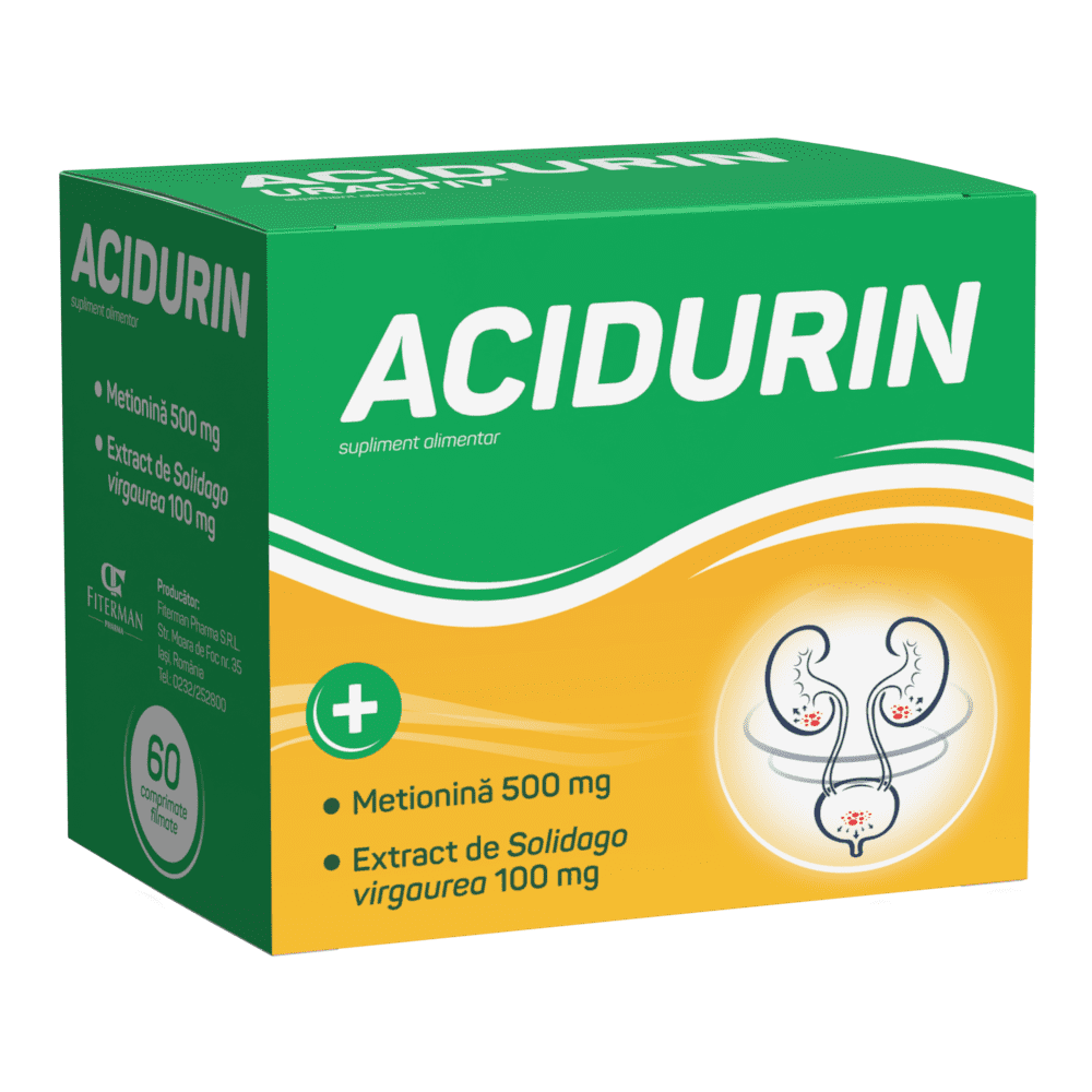 Dezinfectante urinare - Acidurin 60 comprimate filmate, sinapis.ro