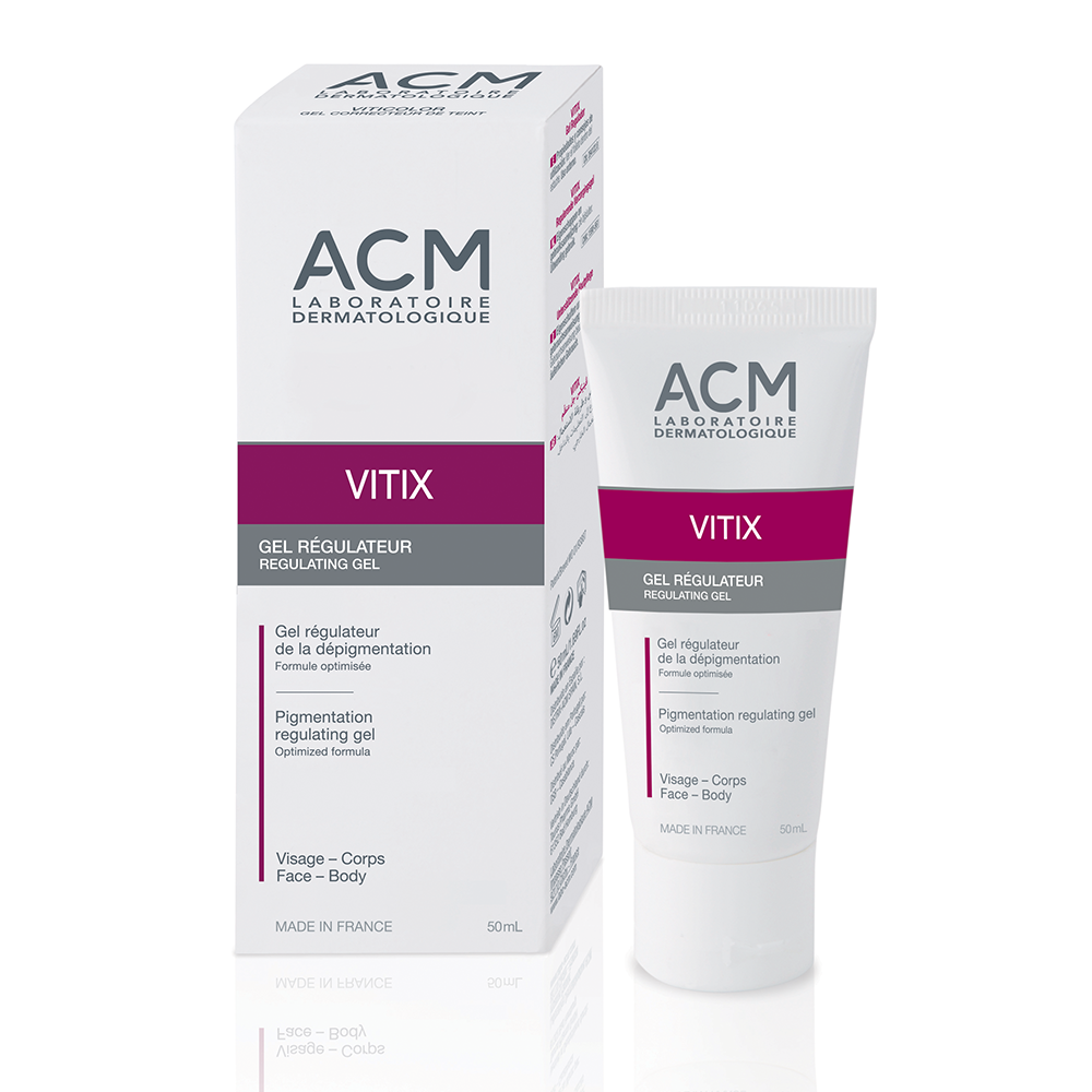 Alte afectiuni ale pielii - Acm Vitix gel reglator, hipopigmentare, 50ml, sinapis.ro