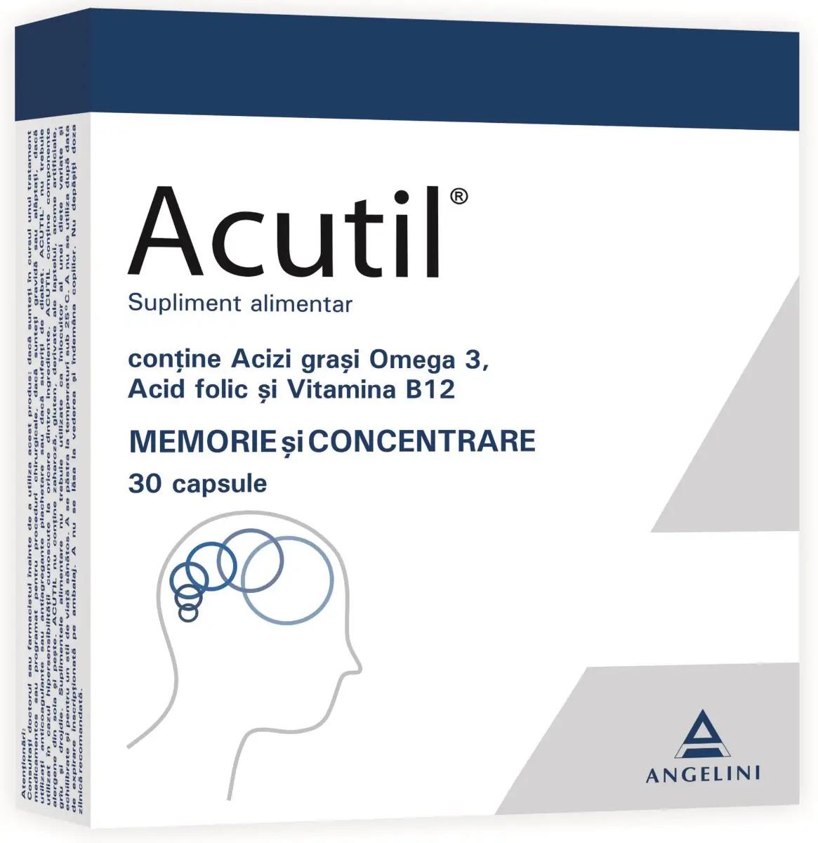 Antistres - Acutil, 30 capsule, Angelini, sinapis.ro