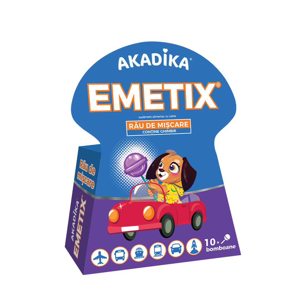 Antivomitive - Akadika Emetix, 10 acadele, sinapis.ro