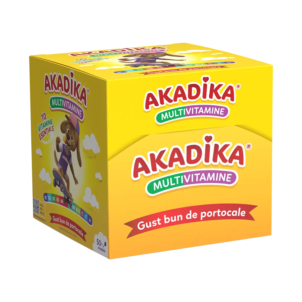 Copii - Akadika Multivitamine, 50 acadele, sinapis.ro