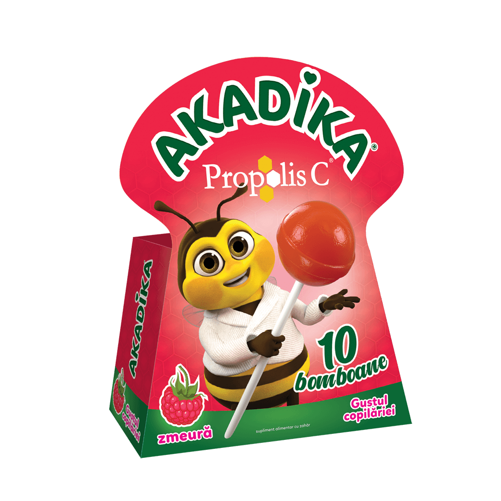 Copii - Akadika Propolis C Zmeura 10 acadele, sinapis.ro