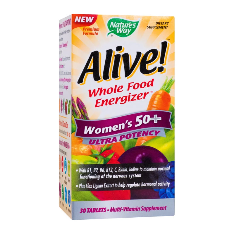 SUPLIMENTE - Alive Once Daily Women 50+ Ultra Nature's Way, 30 tablete, Secom, sinapis.ro