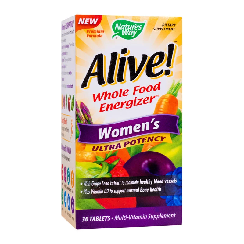 SUPLIMENTE - Alive Once Daily Women Ultra Nature's Way, 30 tablete, Secom, sinapis.ro