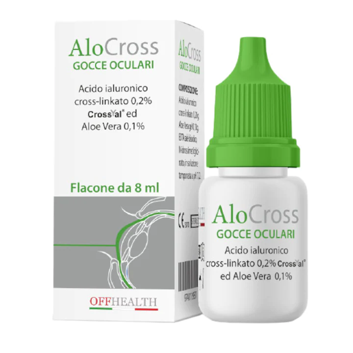 Picaturi ochi - AloCross, soluție oftalmică lubrifiantă, 8ml, OFF Italia, sinapis.ro
