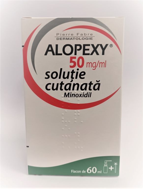 Diverse afectiuni ale pielii - Alopexy 5% soluție cutanată, 60ml, Pierre Fabre, sinapis.ro