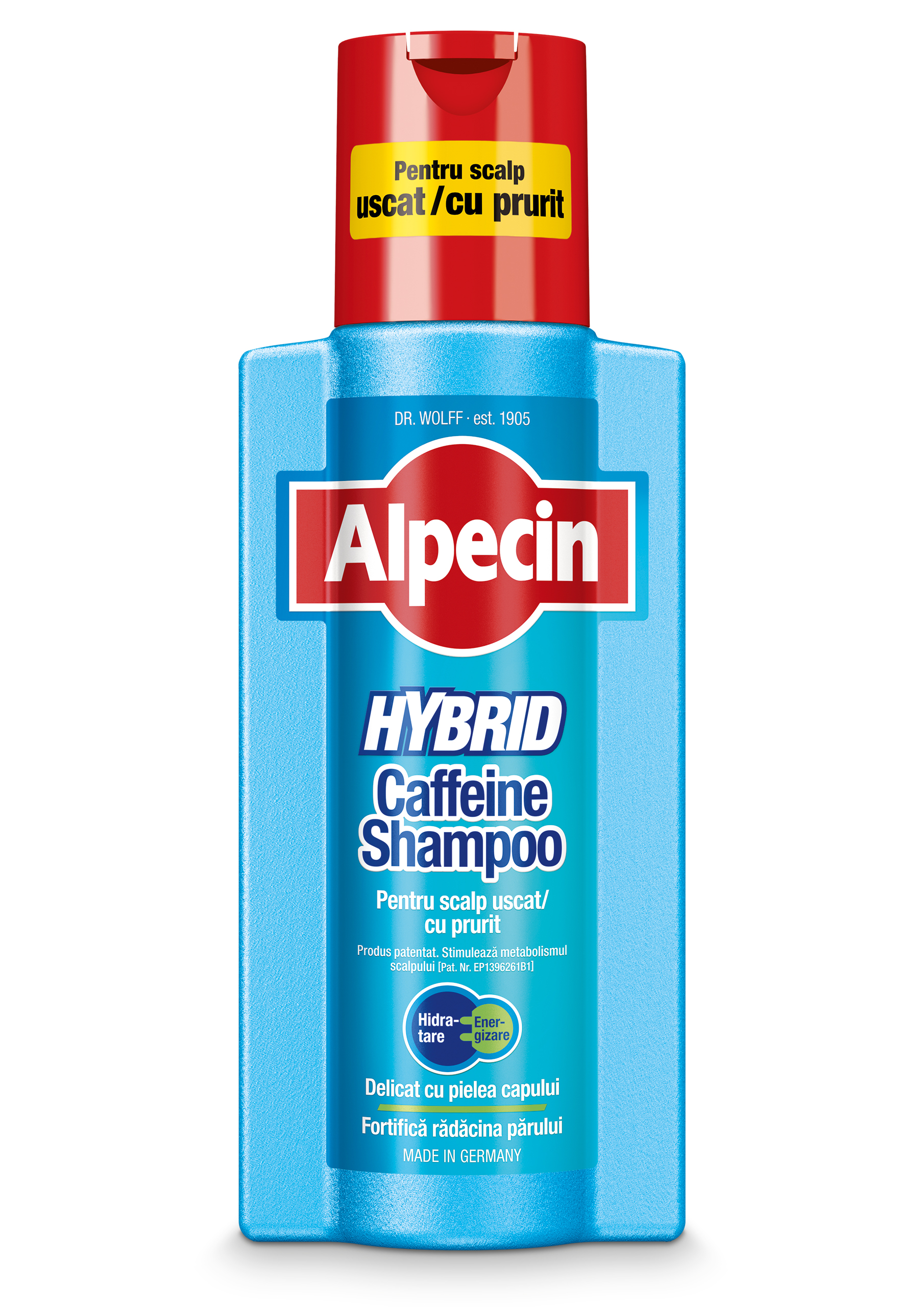 Caderea parului - Alpecin Hybrid Caffeine Shampoo, 250ml, sinapis.ro