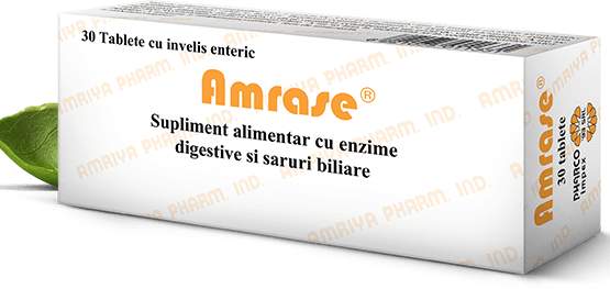 Enzime digestive - Amrase, 30 tablete, Pharco, sinapis.ro