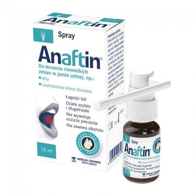 Tratamente bucale - Anaftin spray 15ml, Berlin-Chemie, sinapis.ro