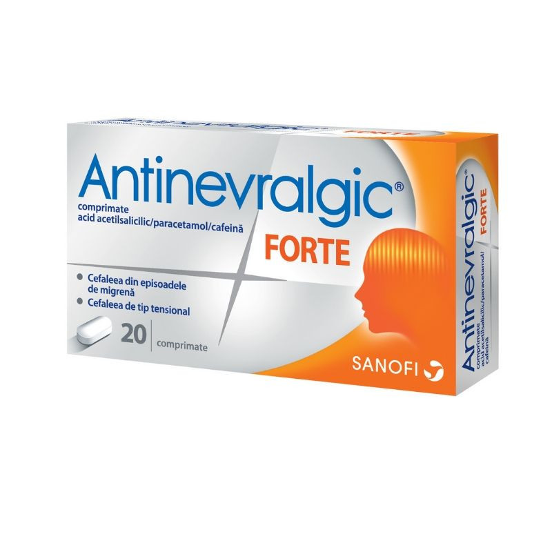 Analgezice - Antinevralgic Forte, 20 comprimate, Sanofi, sinapis.ro