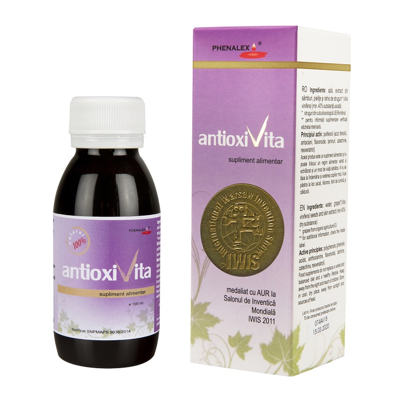 ANTIOXIDANTI - Antioxi Vita, 100ml, Phenalex, sinapis.ro