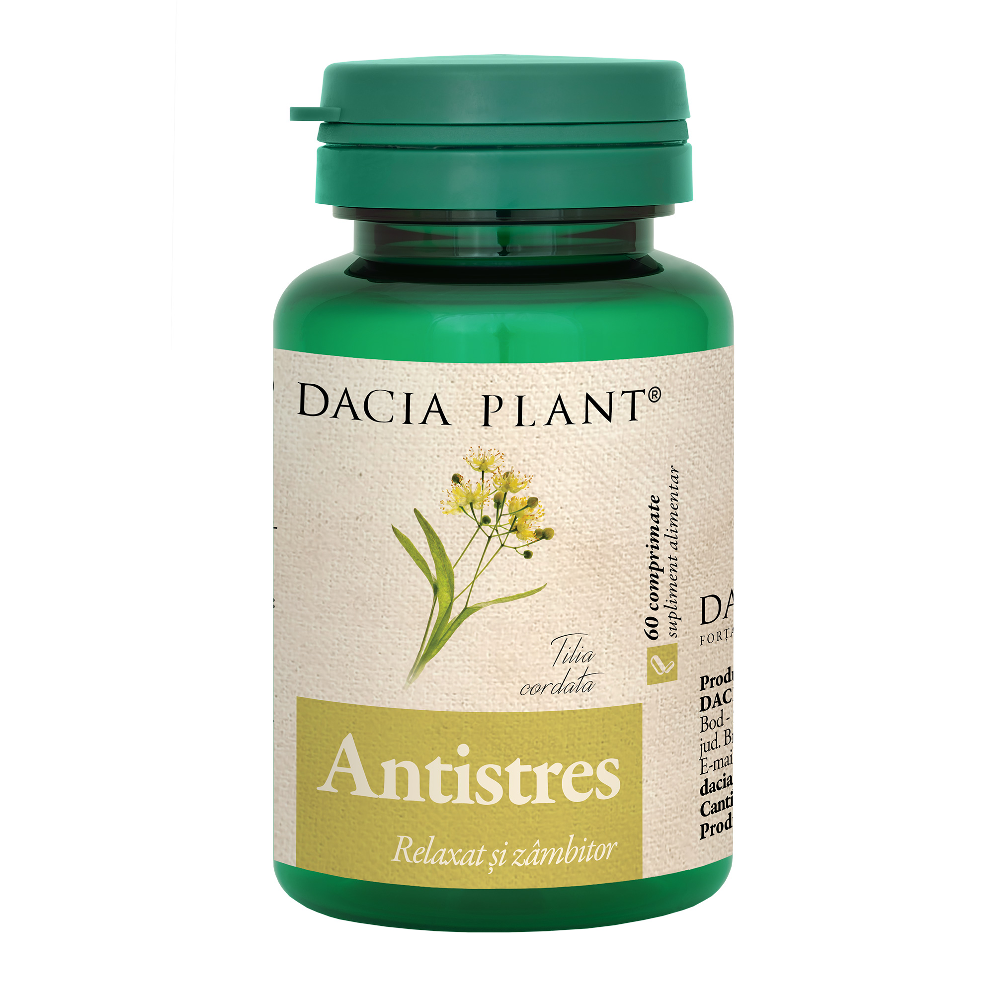 Antistres - Antistres, 60 comprimate, Dacia Plant, sinapis.ro