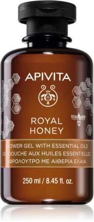 Geluri, creme si uleiuri dus - Apivita Gel de dus miere royal 250ml, sinapis.ro