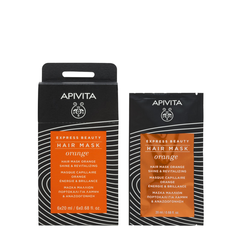 Tratament - Apivita Hair express masca par revitalizanta 20ml, sinapis.ro