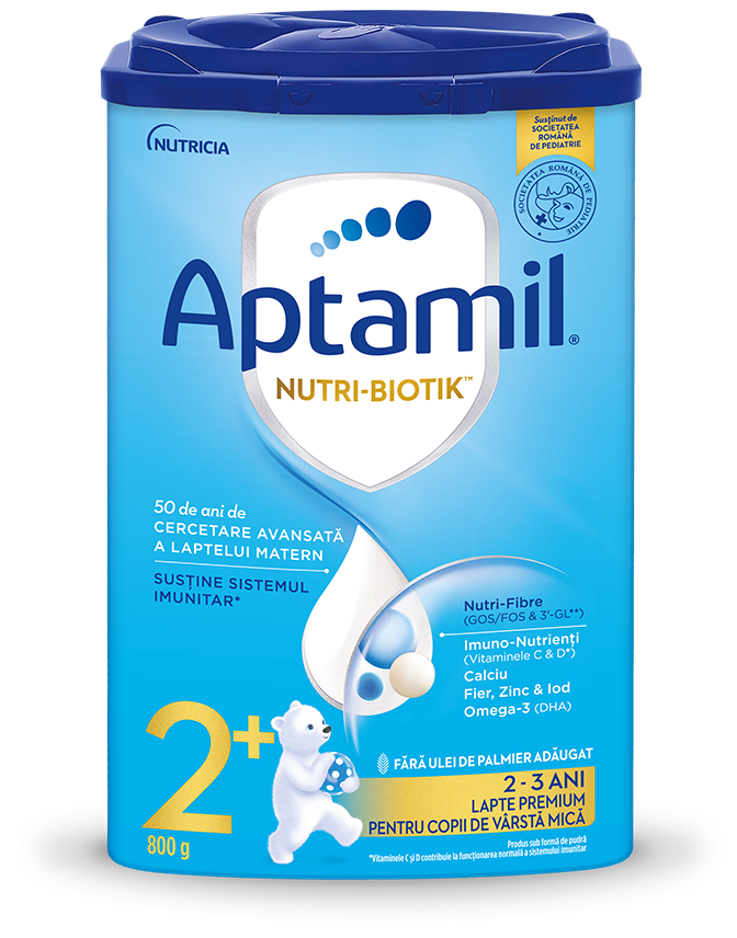 Lapte - Aptamil junior Nutri-biotik 2+ lapte praf 800g, de la 2 ani, Milupa, sinapis.ro