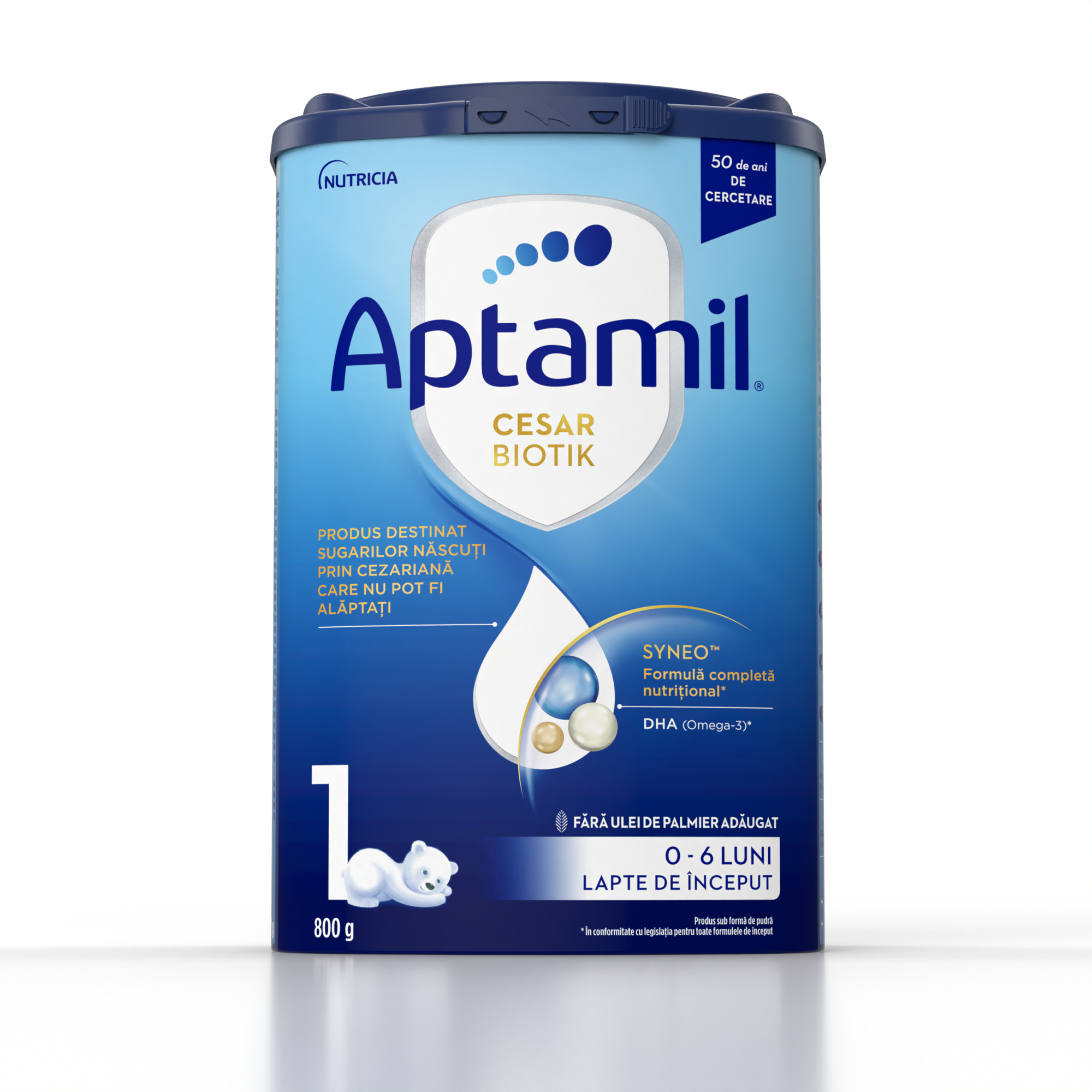 Formule speciale lapte - Aptamil Cesar biotik 1 800g, sinapis.ro