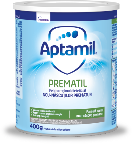 Lapte - Aptamil Prematil lapte praf 400g, pentru prematuri Milupa, sinapis.ro