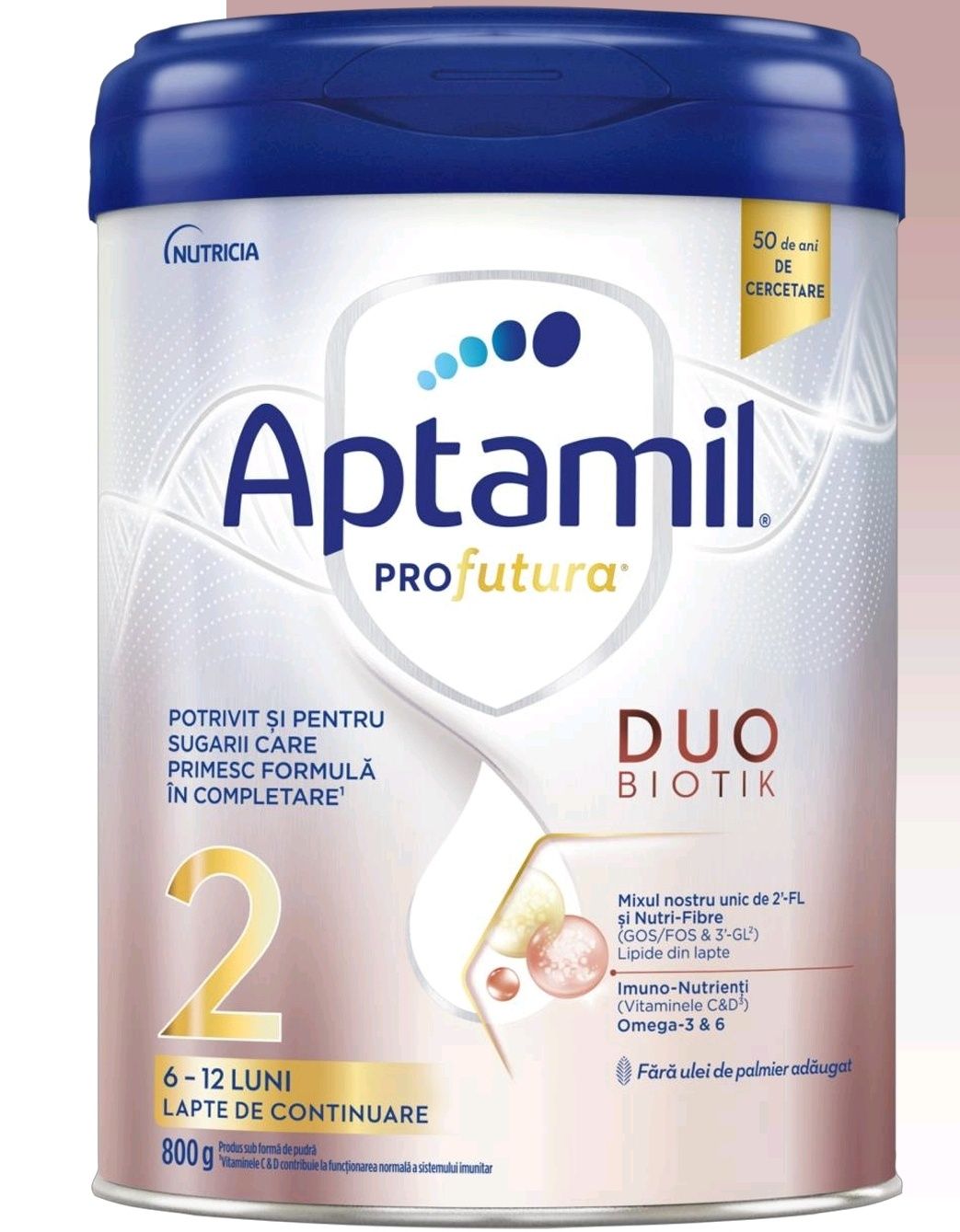 Lapte - Aptamil Profutura DUObiotik 2, lapte praf 800g, 6-12 luni, Milupa, sinapis.ro