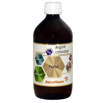Uz general - Argint coloidal Forte 30 ppm, 480 ml, Aghoras Invent, sinapis.ro