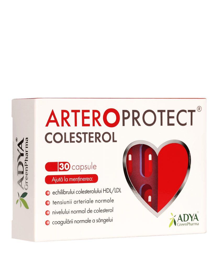 Anticolesterol - Arteroprotect colesterol, 30 capsule, sinapis.ro