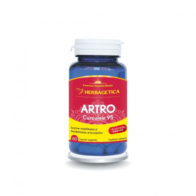 Articulatii si sistem osos - Artro curcumin95
60 capsule, sinapis.ro