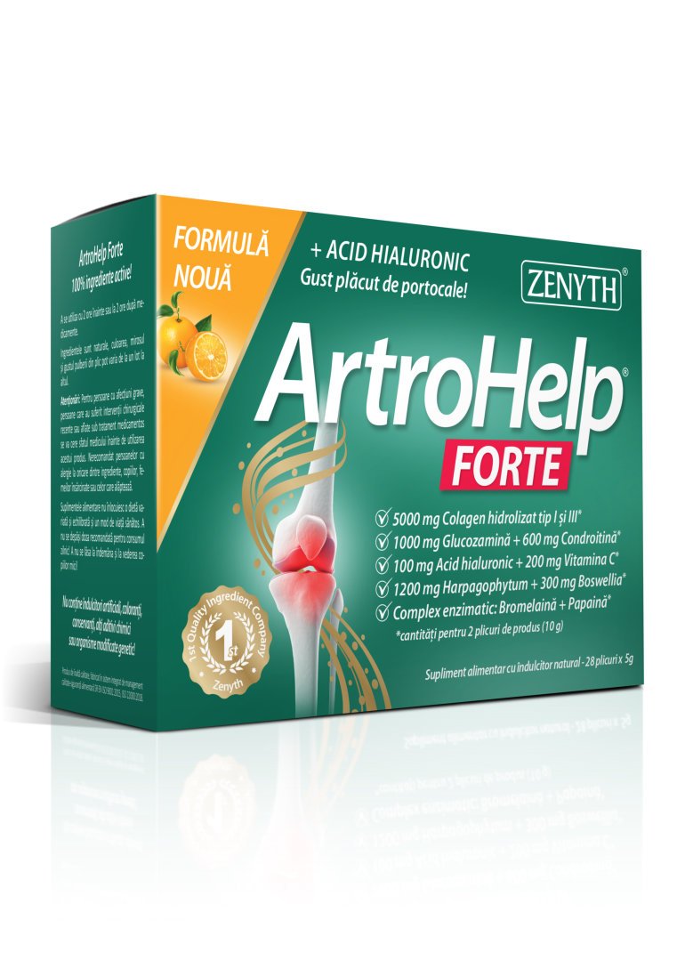 Articulatii si sistem osos - ArtroHelp Forte, 28 plicuri, sinapis.ro