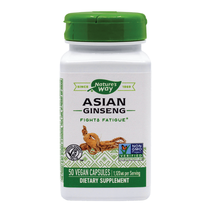 Pentru memorie - Asian Ginseng 560 mg Nature's Way, 50 capsule, Secom, sinapis.ro
