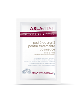 Demachiere si ingrijire ten - Aslavital pudra argila tratament cosmetic 10x20g , sinapis.ro