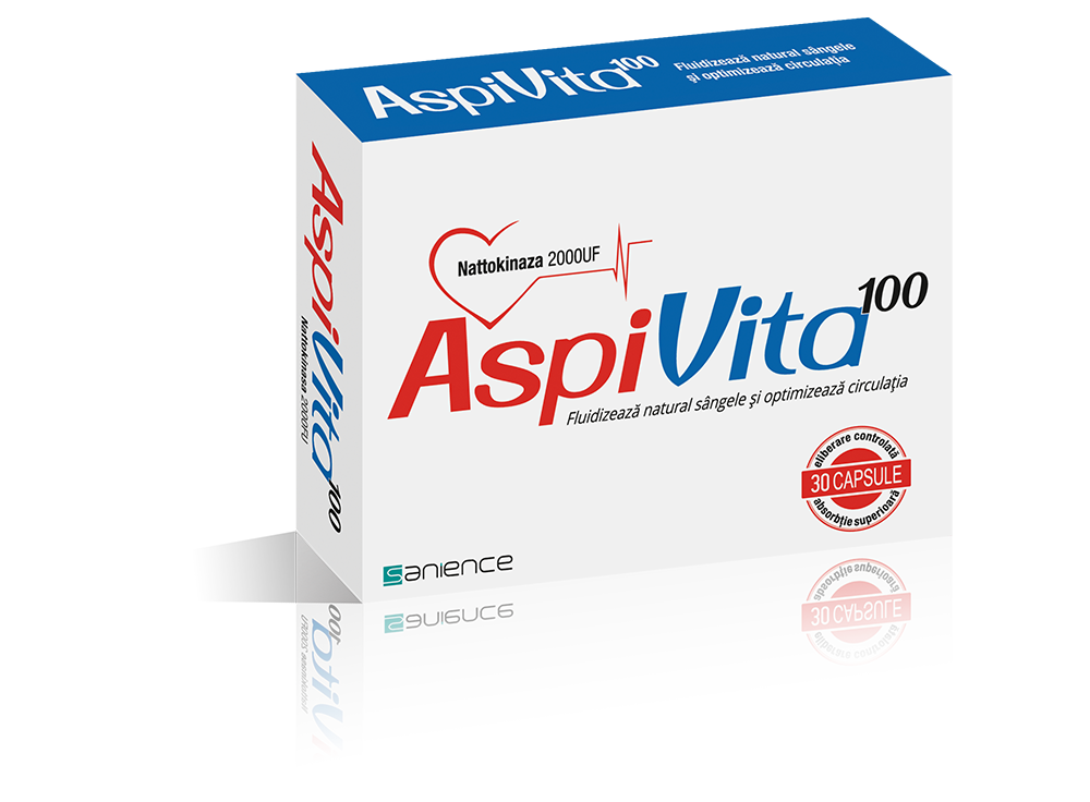 Anticolesterol - AspiVita 100, 30 capsule, Sanience, sinapis.ro