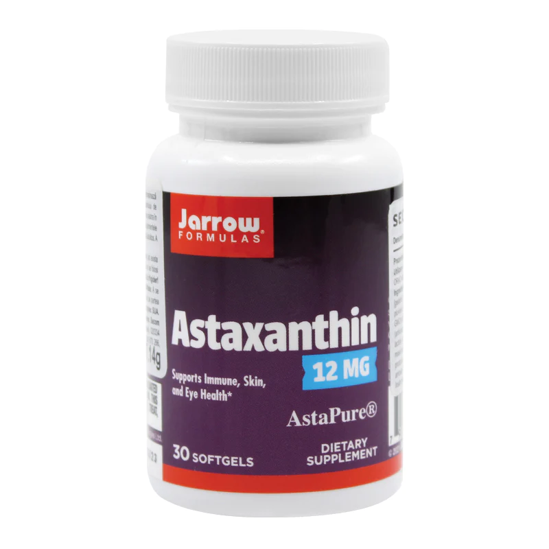ANTIOXIDANTI - Astaxanthin 12mg, 30 capsule moi, Jarrow Formulas, sinapis.ro