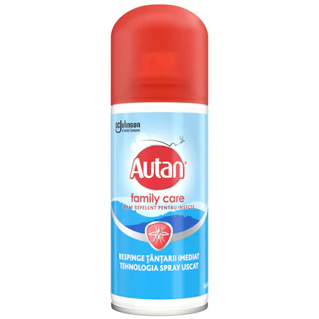 Protectie anti-insecte - Autan Family Care Spray, 100 ml, sinapis.ro