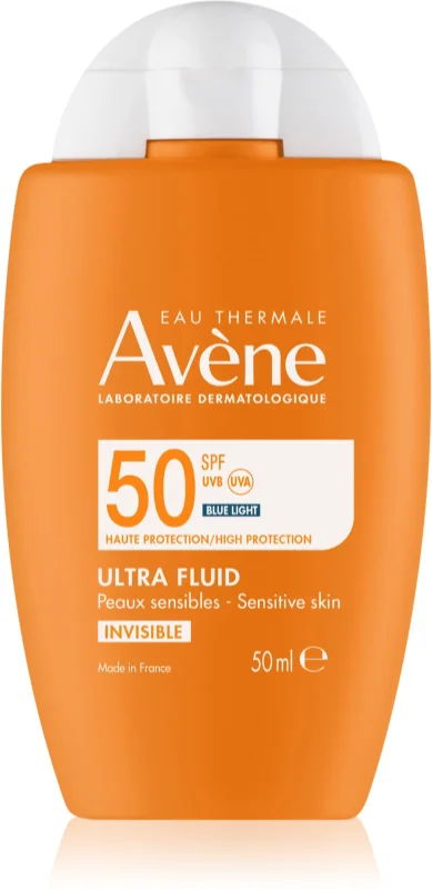 Produse cu SPF pentru corp - Avene sun50+ ultra fluid invisible 50ml, sinapis.ro