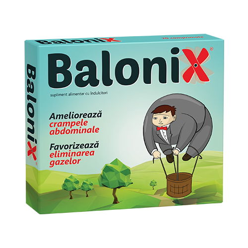 Meteorism - Balonix, 20 comprimate, Fiterman, sinapis.ro