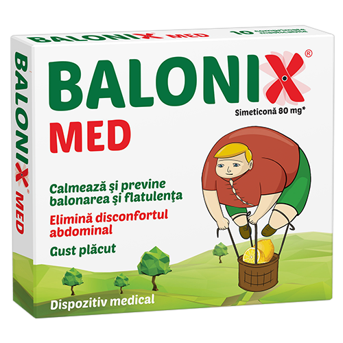Antibalonare - Balonix med, 20 comprimate, Fiterman, sinapis.ro