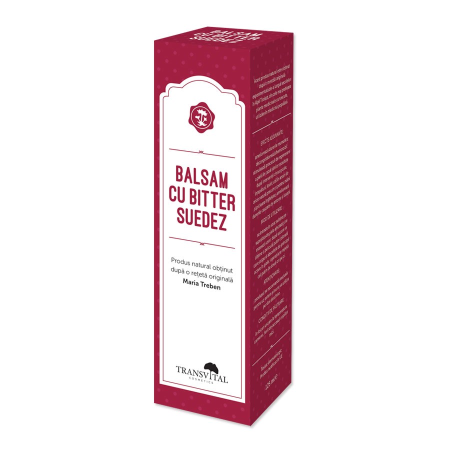 Alte afectiuni ale pielii - Balsam cu bitter suedez, 125 ml, Transvital, sinapis.ro