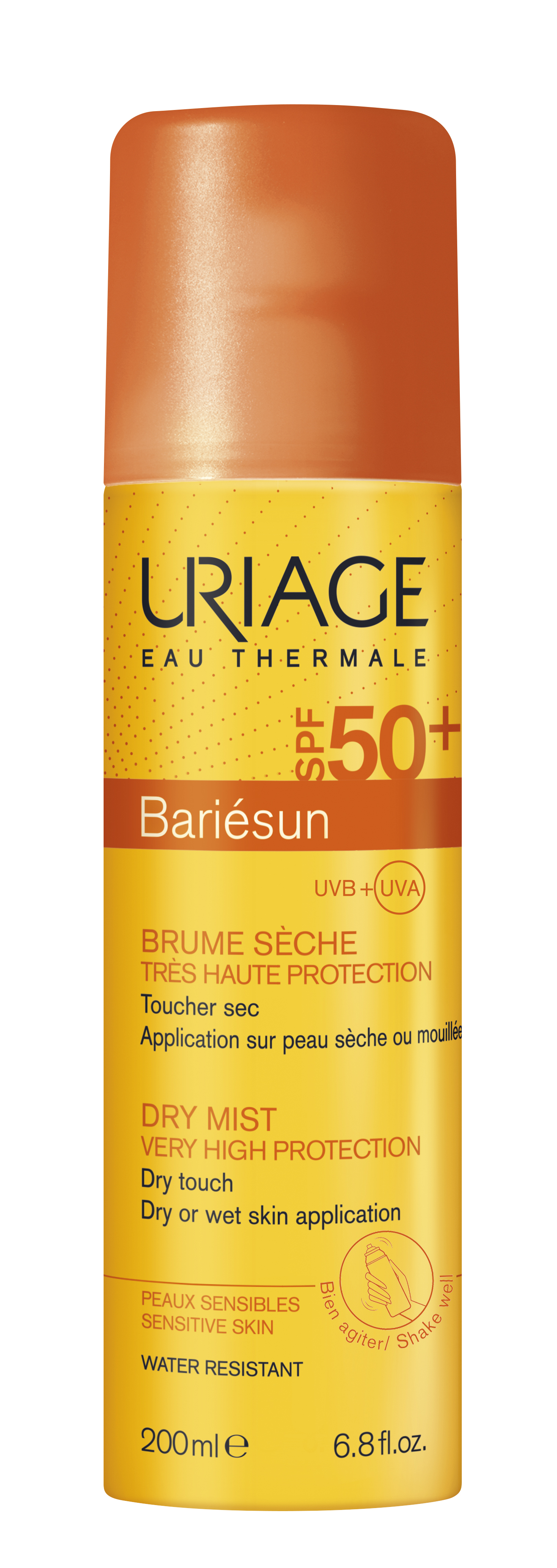 Produse cu SPF pentru corp - BARIESUN Spray uscat protectie solara SPF50+ 200ml, sinapis.ro