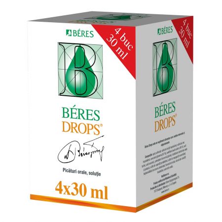 Uz general - Beres drops, 4 flacoane, 30ml, Beres Pharmaceuticals, sinapis.ro