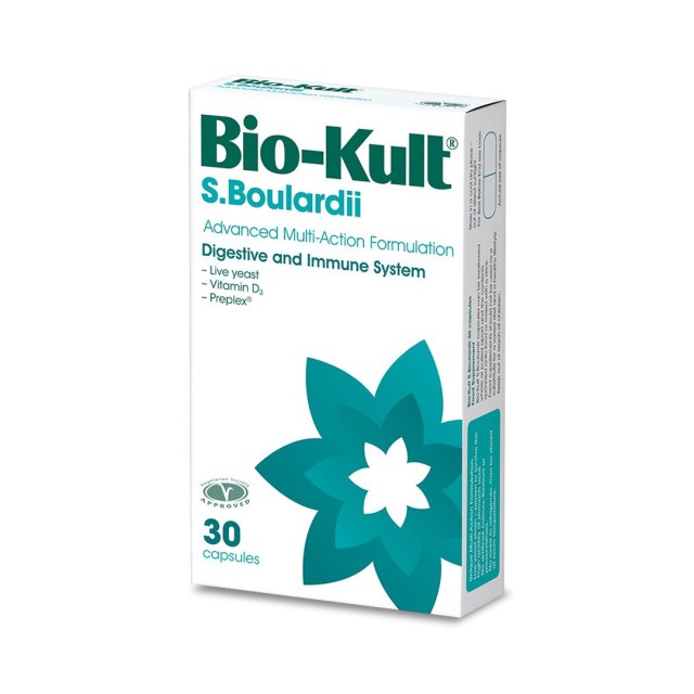 Probiotice si Prebiotice - Bio-Kult S. Boulardii, 30 capsule, Protexin, sinapis.ro