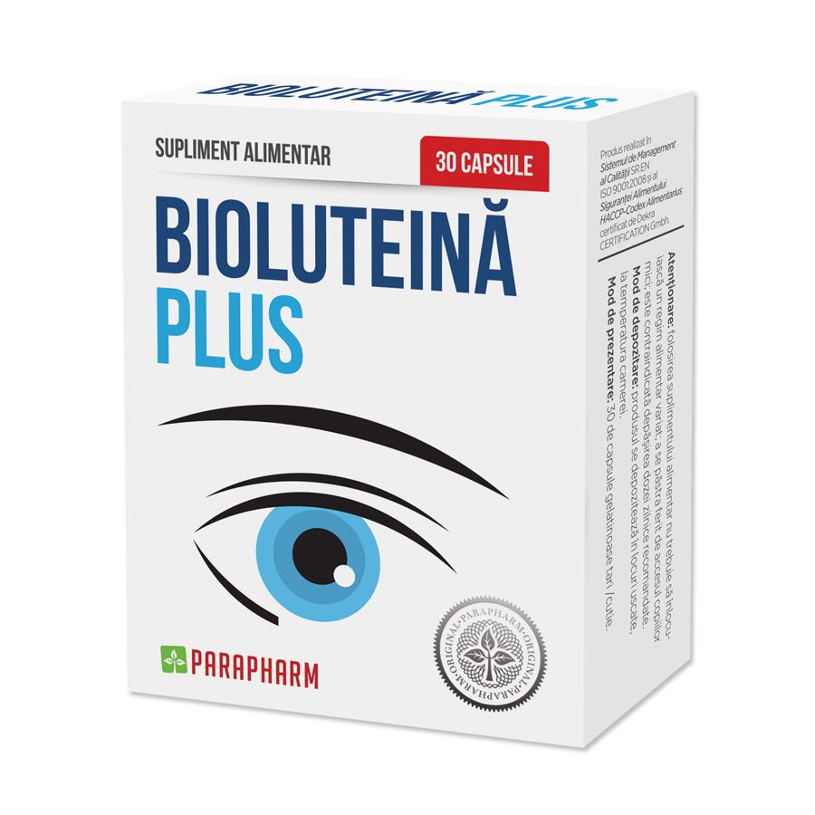 OFTAMOLOGIE - Bio-Luteina Plus, 30 capsule, sinapis.ro