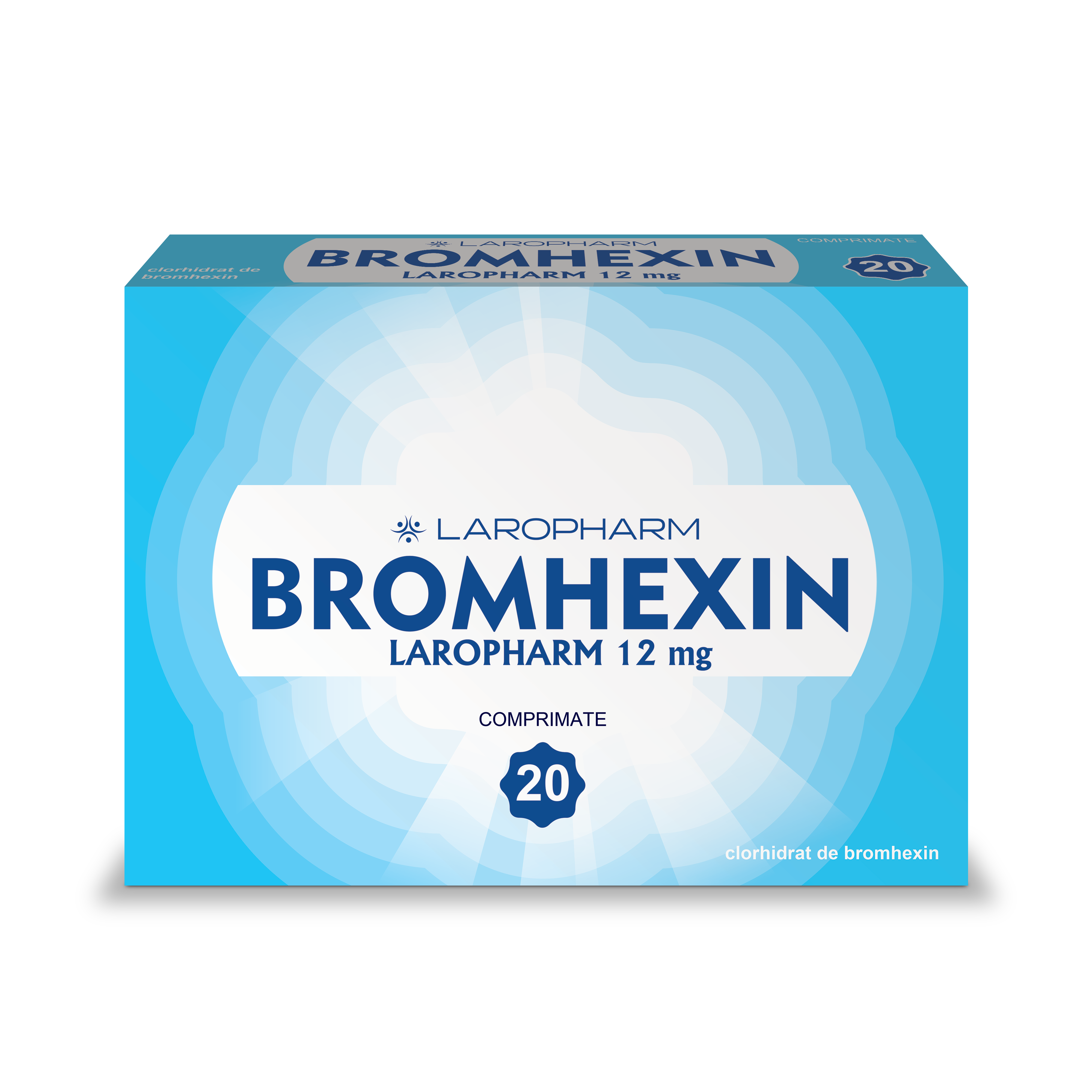 Raceala si gripa - Bromhexin 12mg, 20 comprimate, Laropharm, sinapis.ro