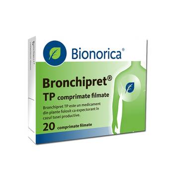 Raceala si gripa - Bronchipret TP, 20 comprimate filmate, sinapis.ro