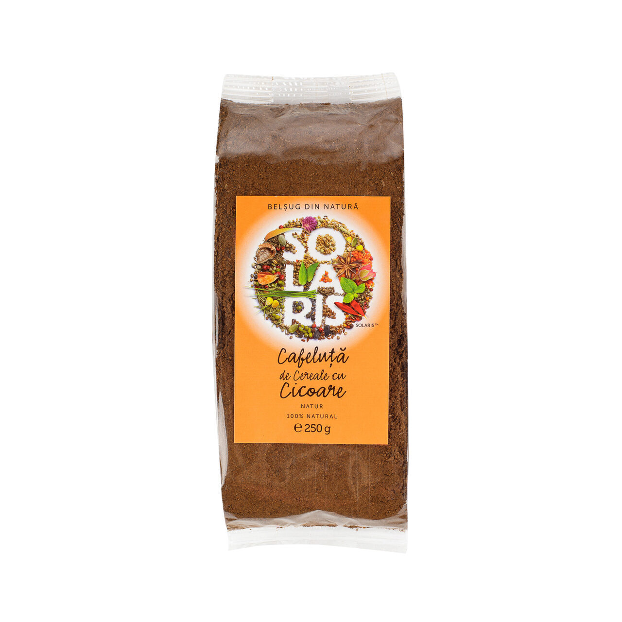 CEAI SI CAFEA - Cafeluță de cereale și cicoare natur pungă 250g Solaris, sinapis.ro